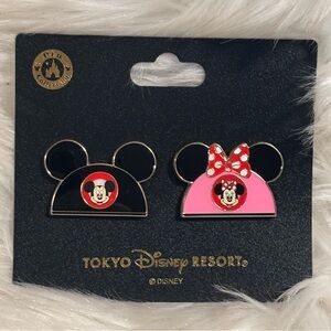 Tokyo Disney Resort Mickey Mouse Minnie Ears Hats Pin TDR Disneyland Japan